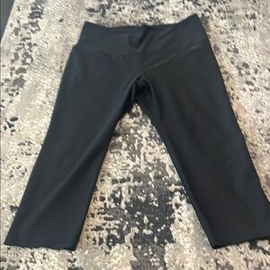 RBX Black/Teal Cropped Leggings size XL